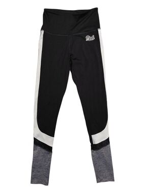VS PINK Ultimate High Waist Mesh Panel Leggings Black/White/Gray - XS